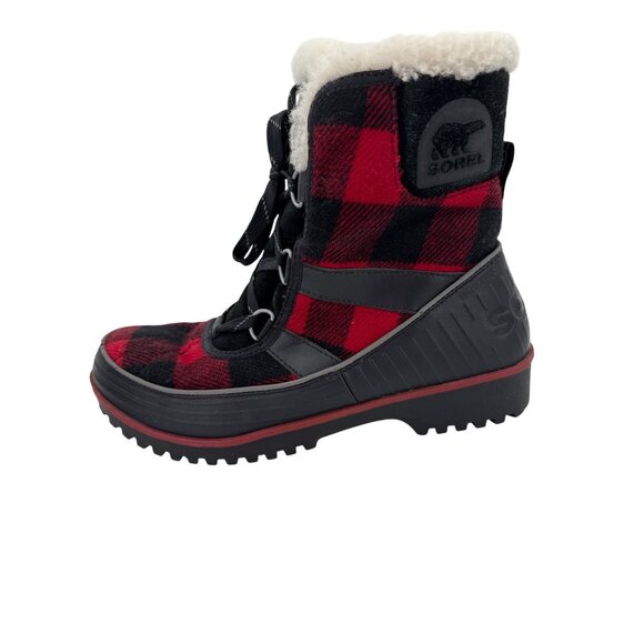 Sorel Womens‎ Winter Boots Size 10 Plaid Waterproof Insulated - Picture 1 of 7